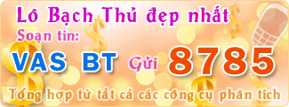Soạn tin VAS BT gửi 8785 để lấy cặp lô bạch thủ ngày 07/12/2013